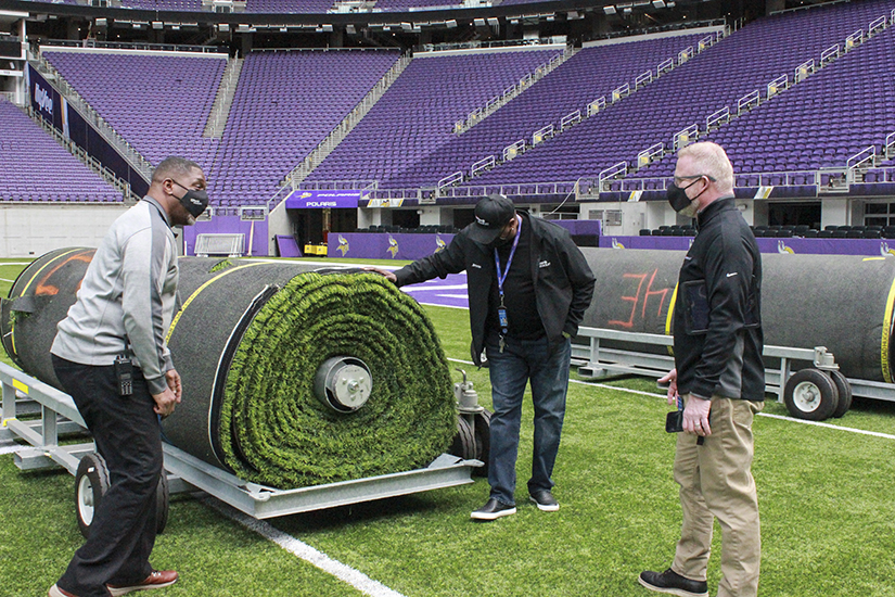 The US Bank Stadium, home of the NFL's Minnesota Vikings, was the largest  construction project in Minnesota history at 1.75 million square feet